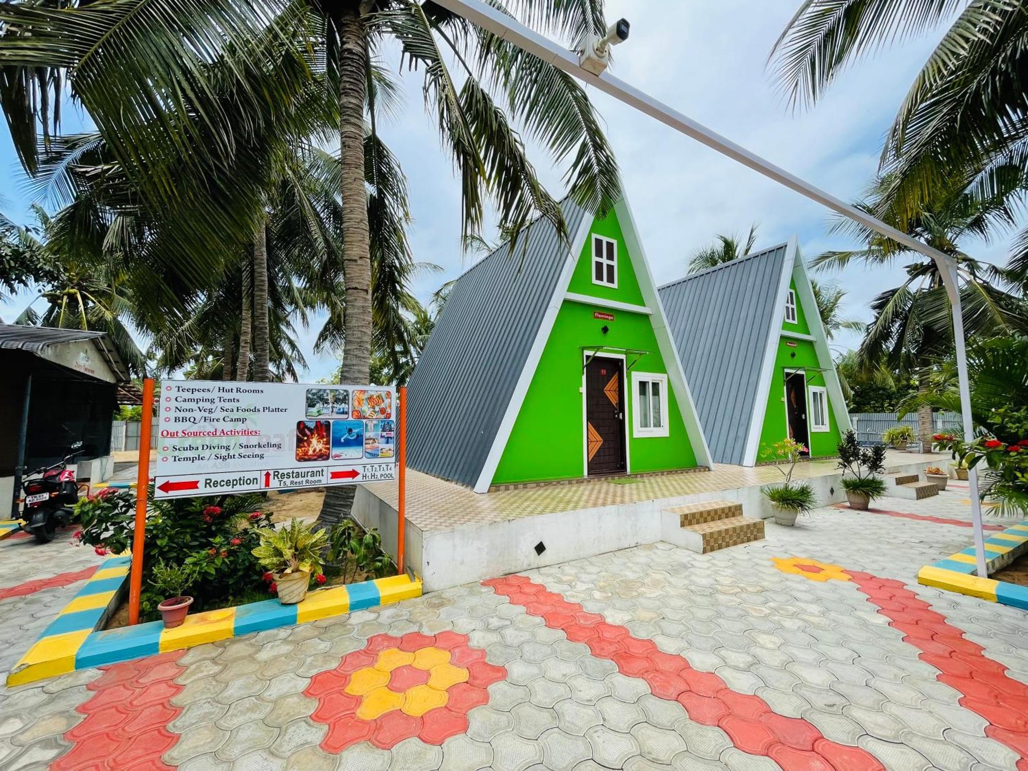 Greenleaf Resorts And Restaurant ราเมศวาราม ภายนอก รูปภาพ